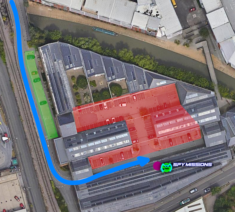 Parking at SpyMissions MK